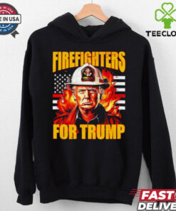 Firefighters for Trump Pray for California LA strong shirt