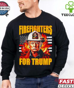 Firefighters for Trump Pray for California LA strong shirt