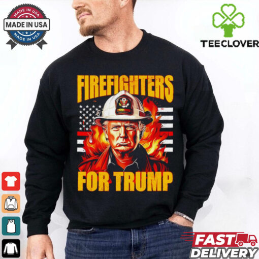 Firefighters for Trump Pray for California LA strong shirt