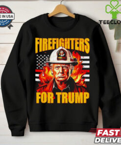 Firefighters for Trump Pray for California LA strong shirt