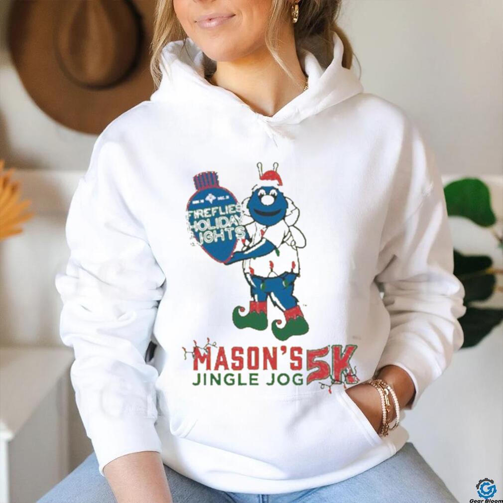Fireflies Holiday Lights Mason’s 5k Jingle Jog T shirt Fireflies Holiday Lights Mason’s 5k Jingle Jog T shirt
