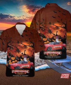 Firehouse Subs Halloween Hawaiian Shirt