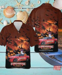 Firehouse Subs Halloween Hawaiian Shirt