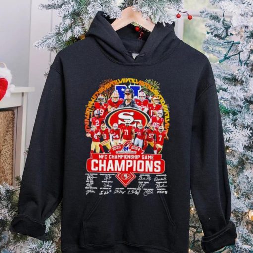 Fireworks 2023 2024 NFC Championship game Champions San Francisco 49ers shirt