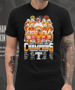 Fireworks 2023 Cheez It Citrus Bowl Champions Tennessee Volunteers signatures hoodie, sweater, longsleeve, shirt v-neck, t-shirt