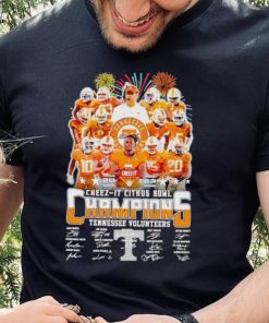 Fireworks 2023 Cheez It Citrus Bowl Champions Tennessee Volunteers signatures hoodie, sweater, longsleeve, shirt v-neck, t-shirt