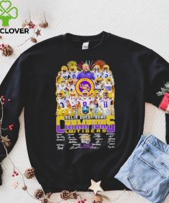 Fireworks 2023 Reliaquest Bowl Champions LSU Tigers signatures hoodie, sweater, longsleeve, shirt v-neck, t-shirt