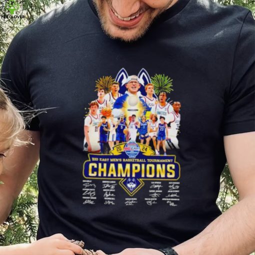 Fireworks 2024 Big East men’s basketball tournament Champions UConn Huskies shirt