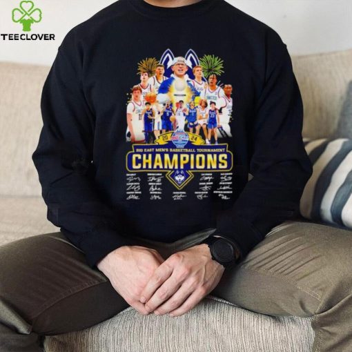 Fireworks 2024 Big East men’s basketball tournament Champions UConn Huskies shirt