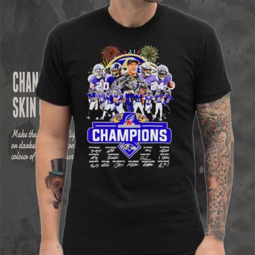 Fireworks 2024 Champions Baltimore Ravens signatures hoodie, sweater, longsleeve, shirt v-neck, t-shirt