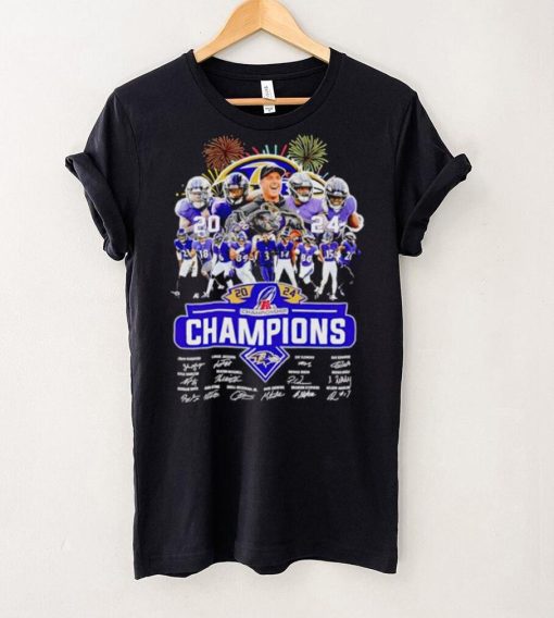 Fireworks 2024 Champions Baltimore Ravens signatures hoodie, sweater, longsleeve, shirt v-neck, t-shirt