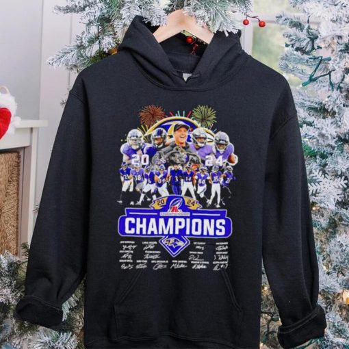 Fireworks 2024 Champions Baltimore Ravens signatures hoodie, sweater, longsleeve, shirt v-neck, t-shirt