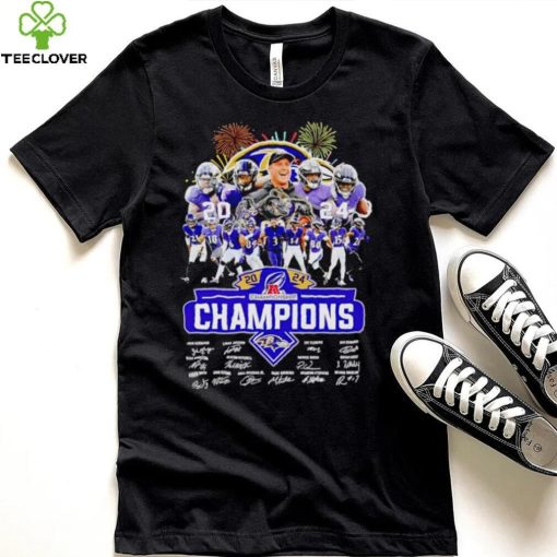 Fireworks 2024 Champions Baltimore Ravens signatures hoodie, sweater, longsleeve, shirt v-neck, t-shirt