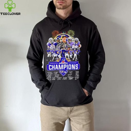 Fireworks 2024 Champions Baltimore Ravens signatures hoodie, sweater, longsleeve, shirt v-neck, t-shirt