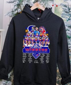 Fireworks 23 24 AFC Wild Card Winners Houston Texans signatures shirt