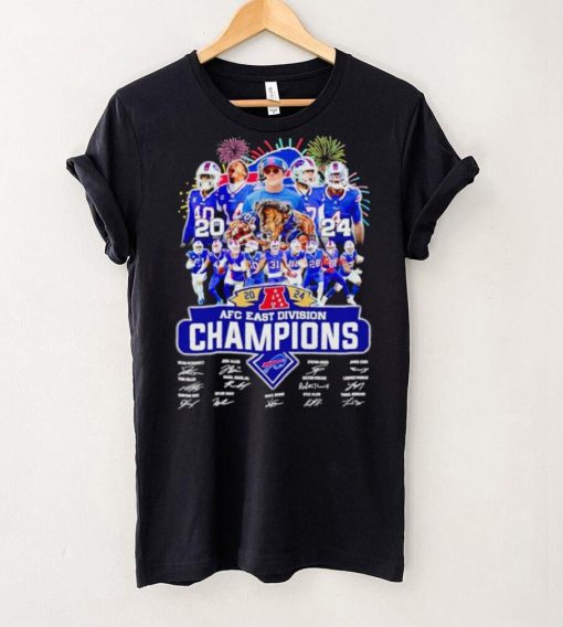 Fireworks Buffalo Bills 2024 AFC East Division Champions signatures hoodie, sweater, longsleeve, shirt v-neck, t-shirt