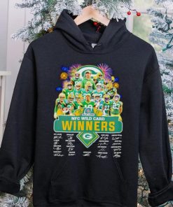 Fireworks Green Bay Packers 2023 NFC Wild Card winners signatures shirt