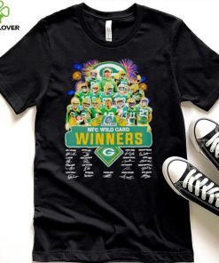 Fireworks Green Bay Packers 2023 NFC Wild Card winners signatures hoodie, sweater, longsleeve, shirt v-neck, t-shirt