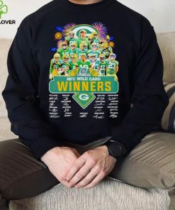 Fireworks Green Bay Packers 2023 NFC Wild Card winners signatures hoodie, sweater, longsleeve, shirt v-neck, t-shirt