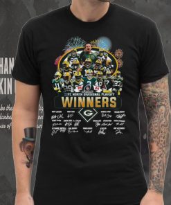 Fireworks Green Bay Packers 23 24 NFC North Divisional Playoff winners signatures hoodie, sweater, longsleeve, shirt v-neck, t-shirt