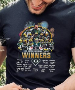 Fireworks Green Bay Packers 23 24 NFC North Divisional Playoff winners signatures hoodie, sweater, longsleeve, shirt v-neck, t-shirt