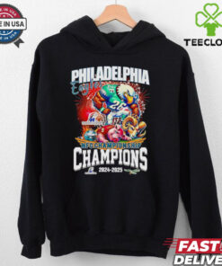 Fireworks Philadelphia Eagles NFC Championship Champions 2024 2025 mascot shirt