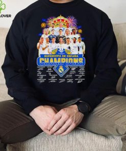 Fireworks Real Madrid 2023 2024 Supercopa de Espana Champions signatures hoodie, sweater, longsleeve, shirt v-neck, t-shirt