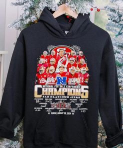 Fireworks San Francisco 49ers 23 24 NFC Champions signatures shirt