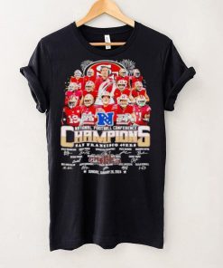 Fireworks San Francisco 49ers 23 24 NFC Champions signatures hoodie, sweater, longsleeve, shirt v-neck, t-shirt