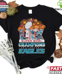 Fireworks Super Bowl LIX Champions Philadelphia Eagles shirt