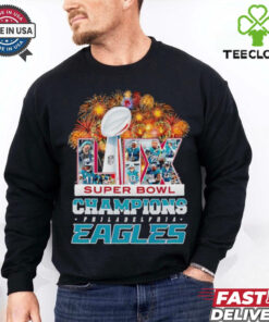 Fireworks Super Bowl LIX Champions Philadelphia Eagles shirt