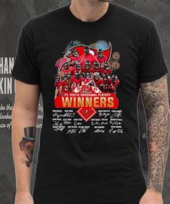 Fireworks Tampa Bay Buccaneers 23 24 NFC South Divisional Playoff winners signatures hoodie, sweater, longsleeve, shirt v-neck, t-shirt