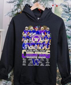 Fireworks Washington Huskies 2024 College Football Playoff Champions signatures hoodie, sweater, longsleeve, shirt v-neck, t-shirt