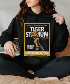 First Game In Brand New Tiger Stadium Vs Tulane Green Wave 12 000 Seats November 27 1924 T shirt
