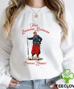 First Louisiana Battalion Coppens’ Zouaves retro hoodie, sweater, longsleeve, shirt v-neck, t-shirt