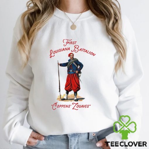 First Louisiana Battalion Coppens’ Zouaves retro hoodie, sweater, longsleeve, shirt v-neck, t-shirt