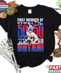 First Member of The 50 50 Club Shohei Ohtani shirt