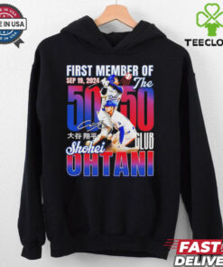 First Member of The 50 50 Club Shohei Ohtani hoodie, sweater, longsleeve, shirt v-neck, t-shirt