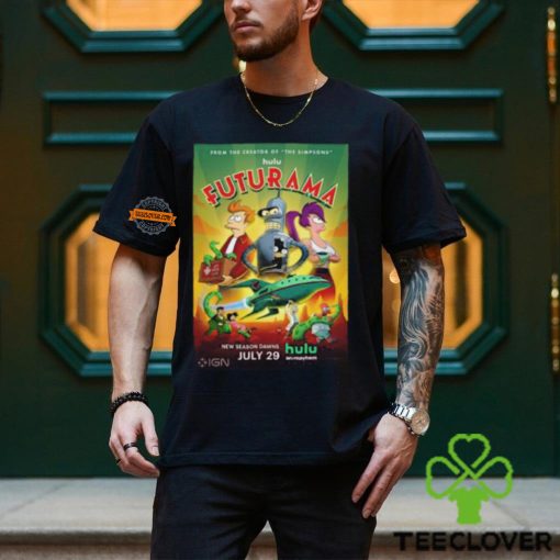 First Poster For Futurama Season 12 Premieres July 29 On HuLu Unisex T Shirt