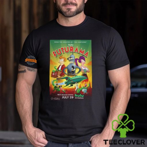First Poster For Futurama Season 12 Premieres July 29 On HuLu Unisex T Shirt