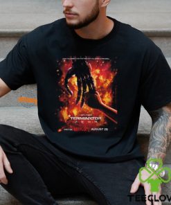 First Poster For The Terminator Anime Series Only On Netflix August 29 Classic T Shirt