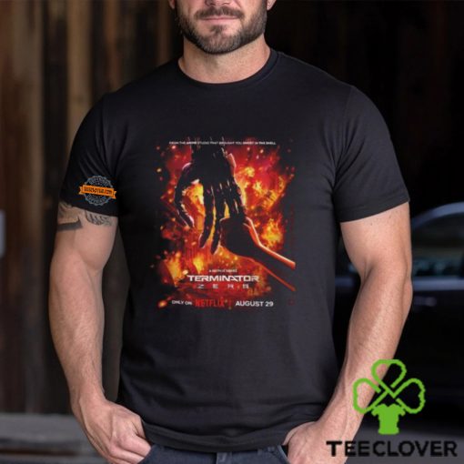 First Poster For The Terminator Anime Series Only On Netflix August 29 Classic T Shirt