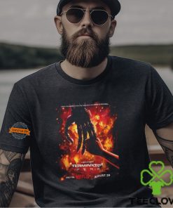 First Poster For The Terminator Anime Series Only On Netflix August 29 Classic T Shirt