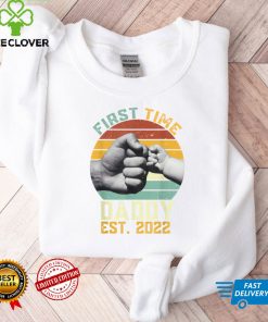 First Time Daddy New Dad Est 2022 Shirt Fathers Day gift T Shirt tee