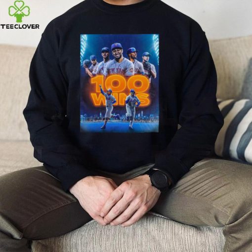 First To 100 Wins New York Mets Shirt