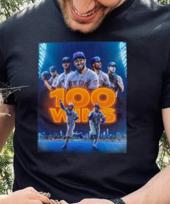 First To 100 Wins New York Mets Shirt