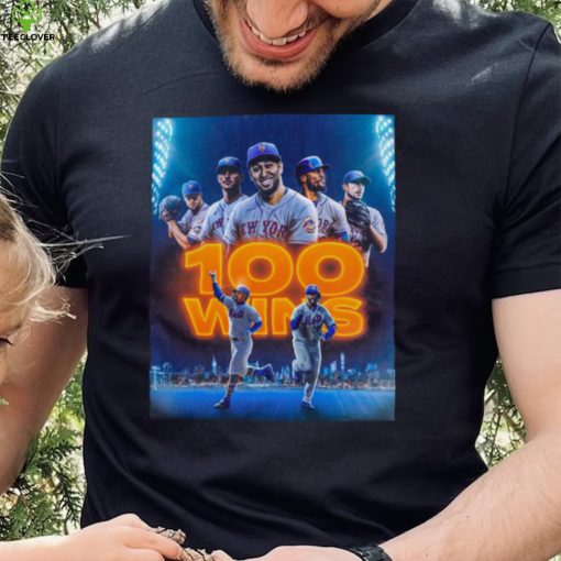 First To 100 Wins New York Mets Shirt