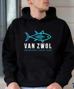 Fish Van Zwol engineered fishing gear logo shirt