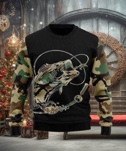 Fishing Dad Ugly Christmas Sweater Gift Men Women