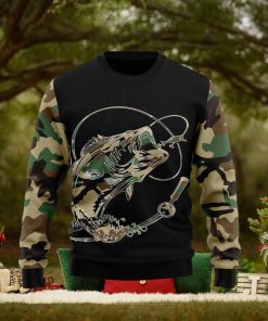 Fishing Dad Ugly Christmas Sweater Gift Men Women